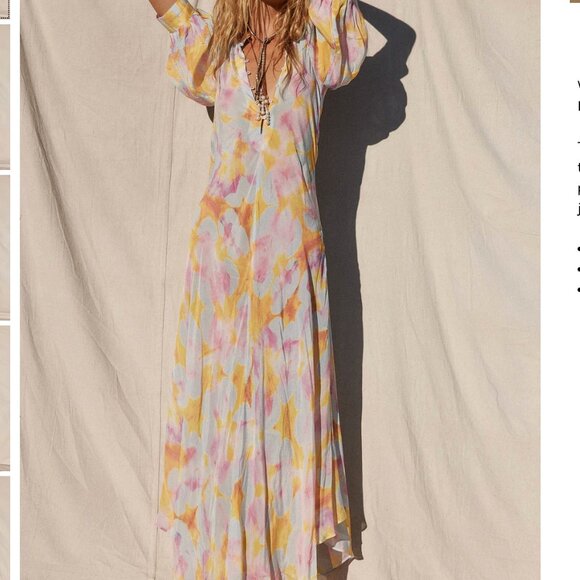 Jen’s Pirate Booty Daydream Saloon Maxi Dress M - Picture 3 of 9